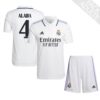 10236 PACK REAL MADRID DOMICILE ALABA. ENSEMBLE ADULTE MAILLOT ET SHORT 2022 2023