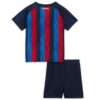 9555 PACK JUNIOR FC BARCELONE DOMICILE. ENSEMBLE MAILLOT ET SHORT 2022 2023