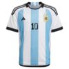 10838 PACK JUNIOR ARGENTINE DOMICILE MESSI. ENSEMBLE MAILLOT ET SHORT 2022 2023