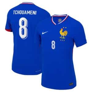 MAILLOT FRANCE DOMICILE TCHOUAMENI DRI-FIT ADV VAPOR MATCH SAISON 2024-2025