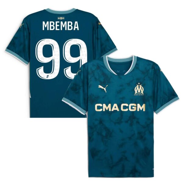 MAILLOT OLYMPIQUE DE MARSEILLE EXTERIEUR MBEMBA SAISON 2024-2025