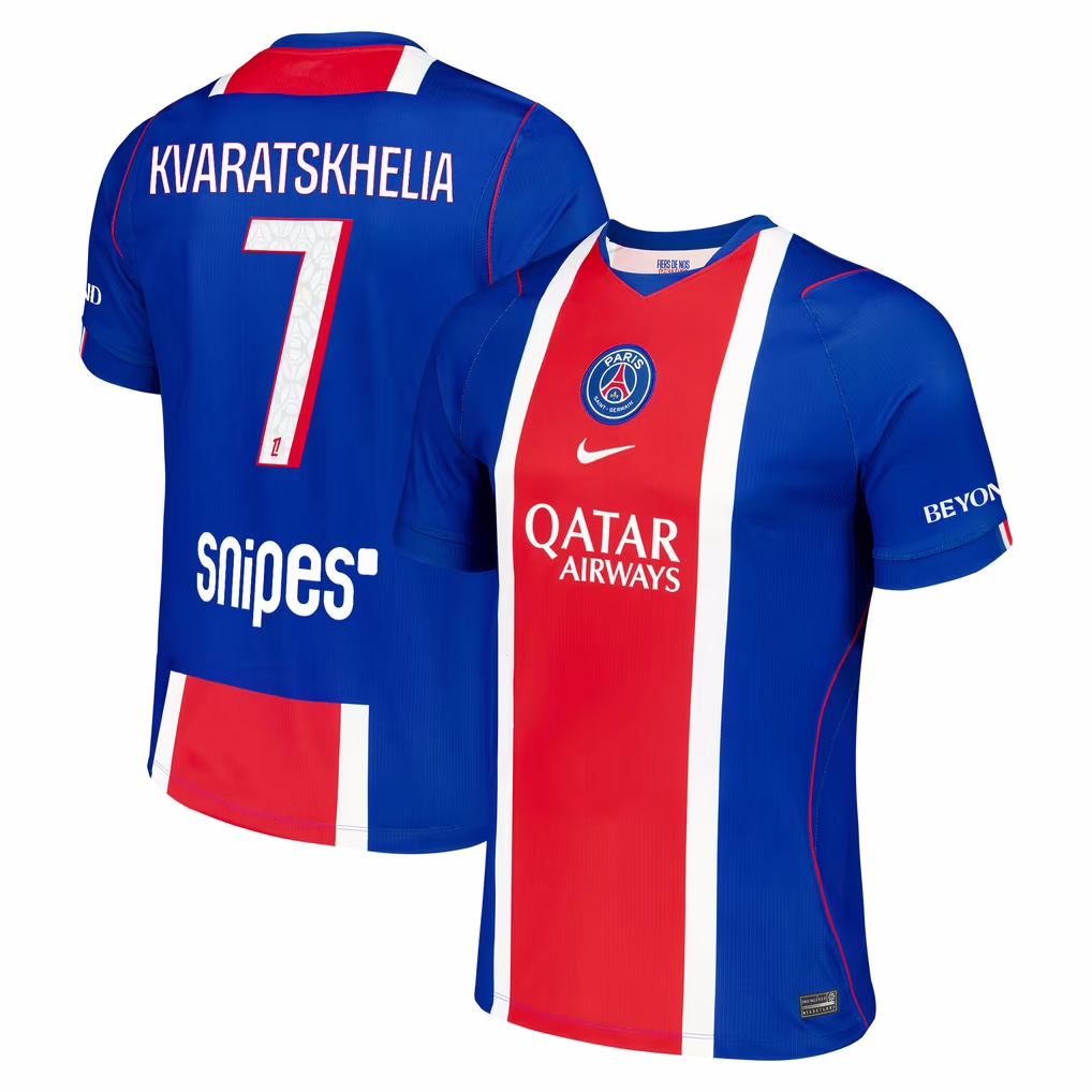 MAILLOT PSG DOMICILE KVARATSKHELIA 2026-2027 MAILLOT PSG DOMICILE KVARATSKHELIA 2026-2027