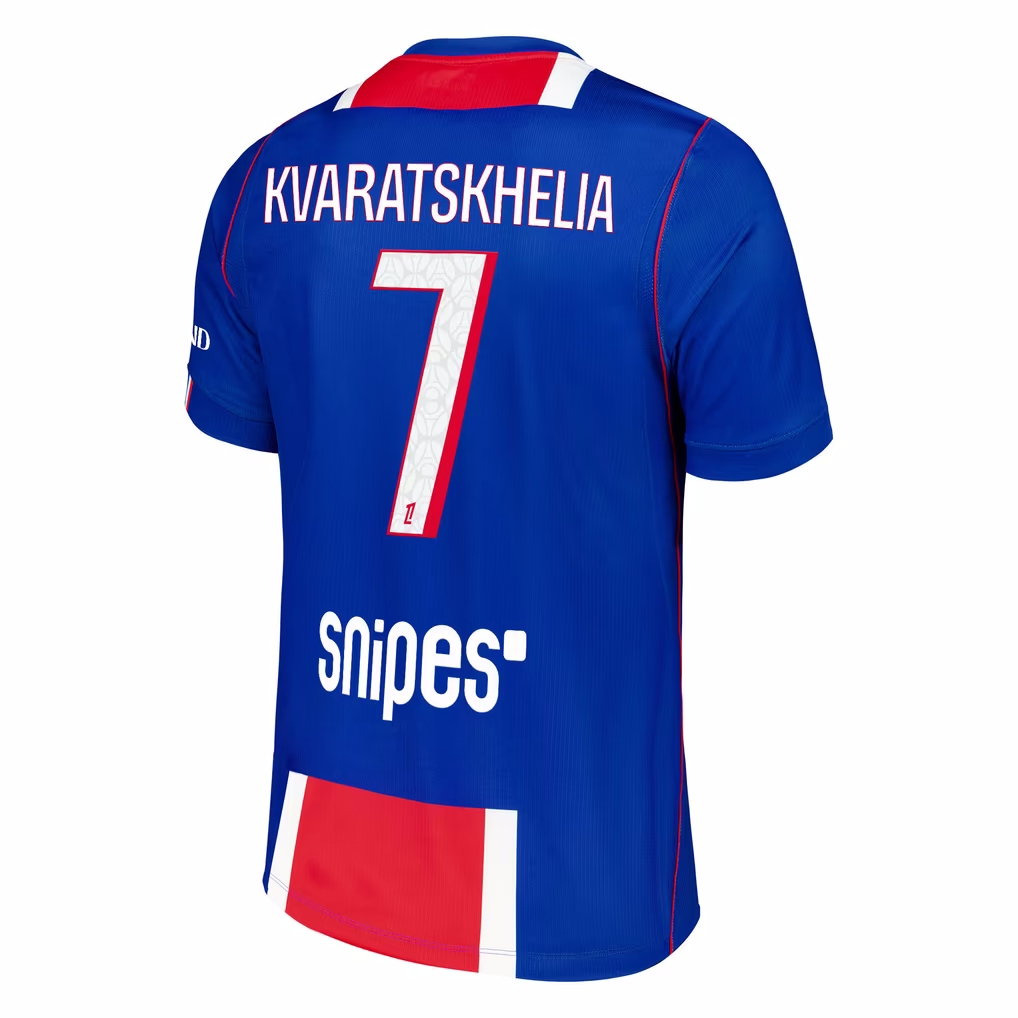 MAILLOT PSG DOMICILE KVARATSKHELIA 2026-2027 MAILLOT PSG DOMICILE KVARATSKHELIA 2026-2027