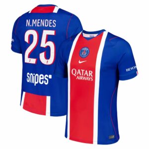 MAILLOT PSG DOMICILE NUNO MENDES 2026-2027 MAILLOT PSG DOMICILE NUNO MENDES 2026-2027